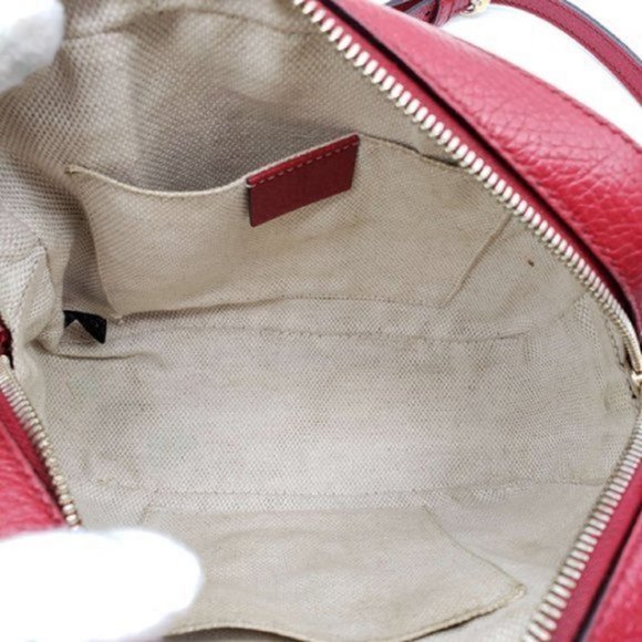 Authentic Gucci Disco Soho Camera Leather Crossbody Bag - Picture 9 of 13